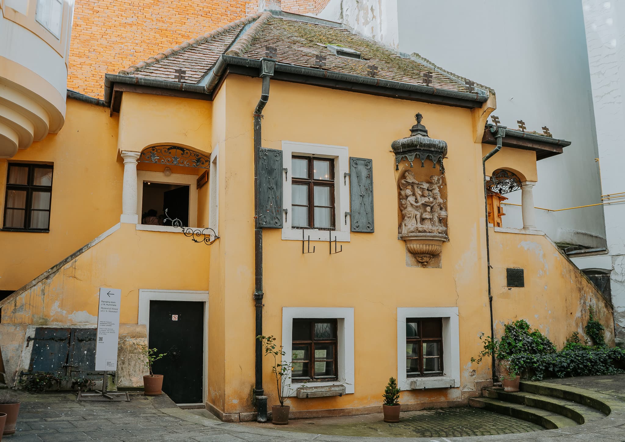 View of the Memorial House of J. N. Hummel